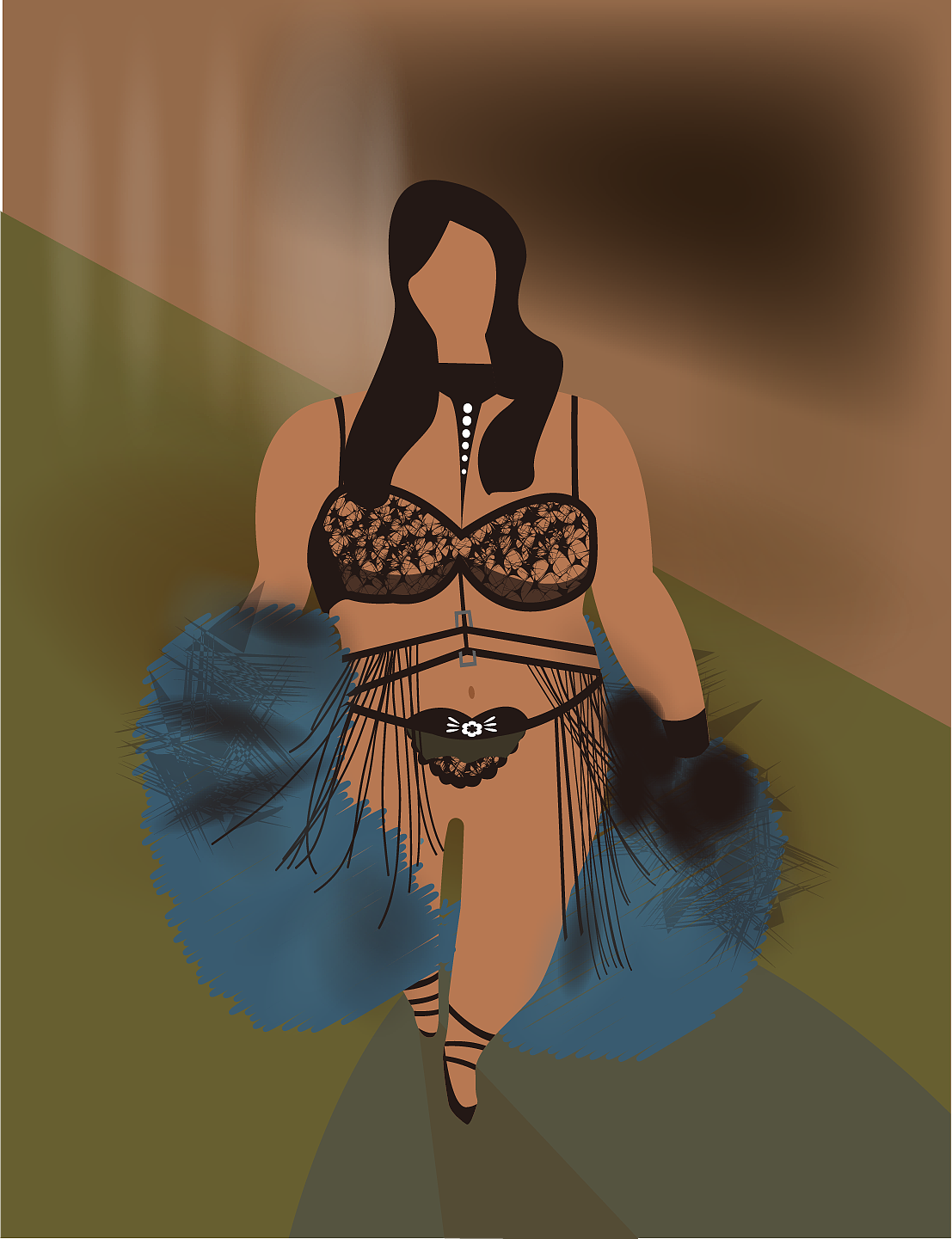 哈哈 哈 有点不好意思发 ，维秘的情趣内衣