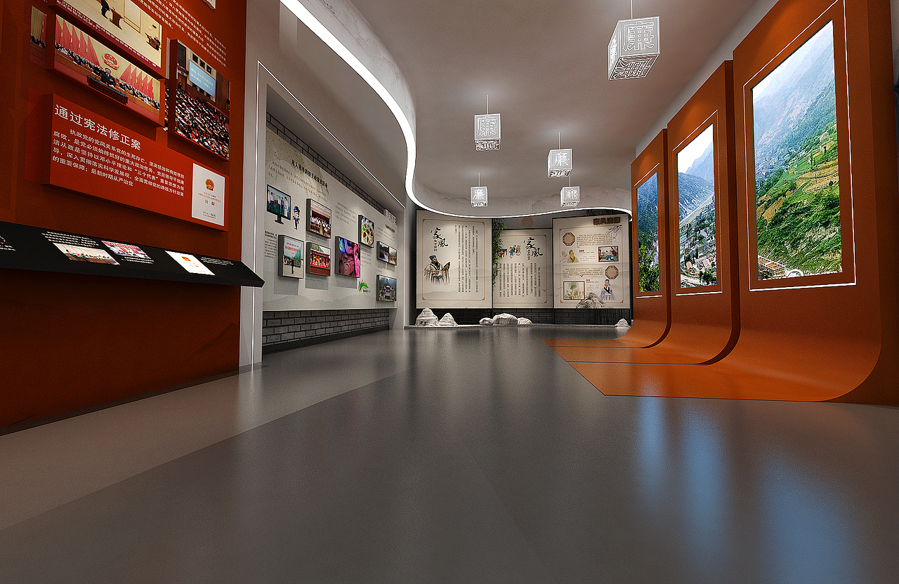 廉政展馆 展厅（图ZMTg2NzM4OTQw） - 展陈设计 - 站酷设计师竹林第原创素材 - 站酷ZCOOL
