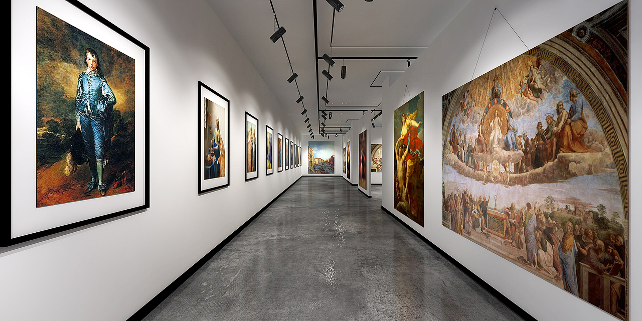 美术馆临展厅|空间|展陈设计|小嘛小二郎吖_原创作品-站酷zcool