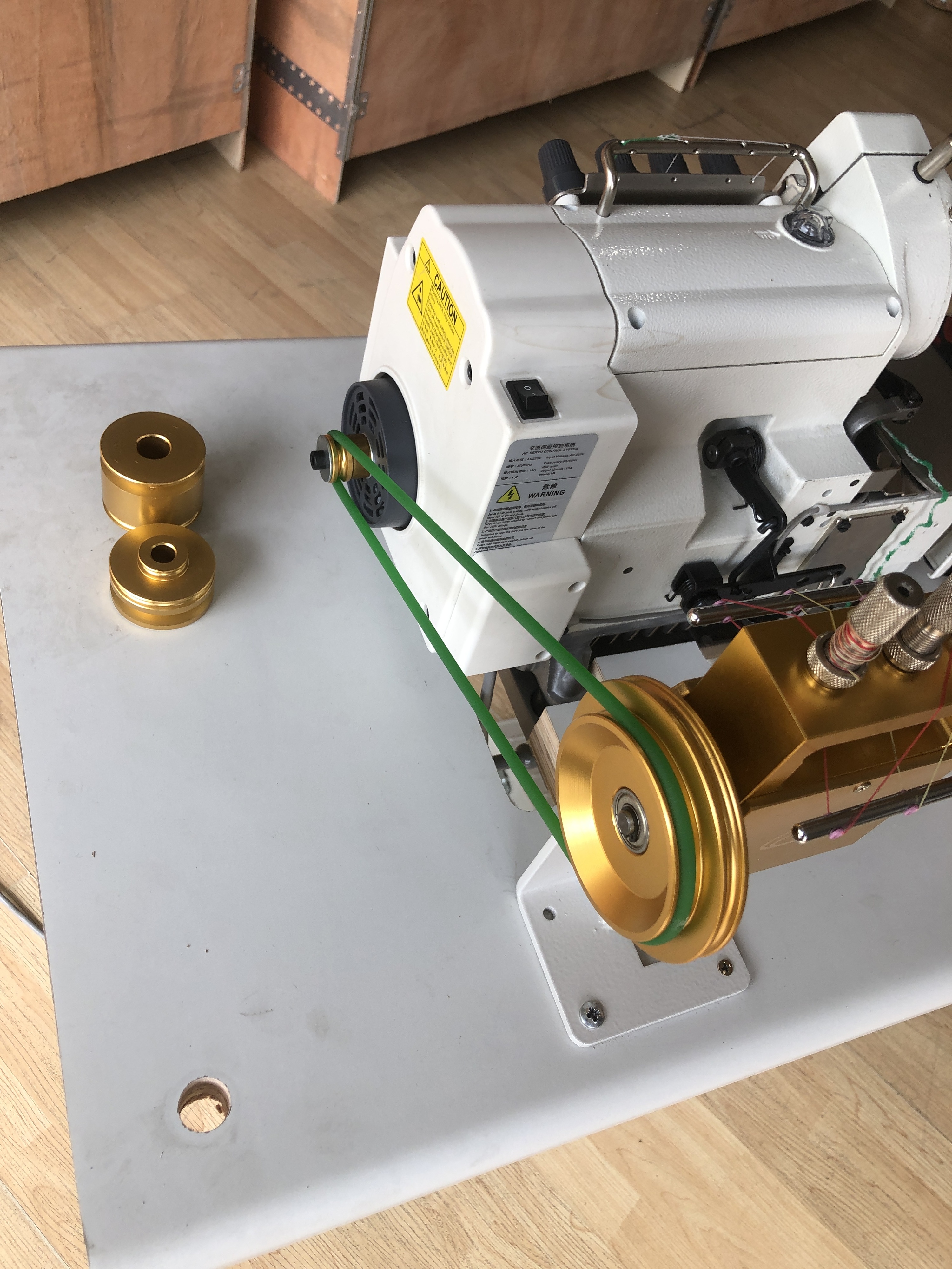 贝形花样锁边机,花样波边机改装配件,贝壳拷边装置