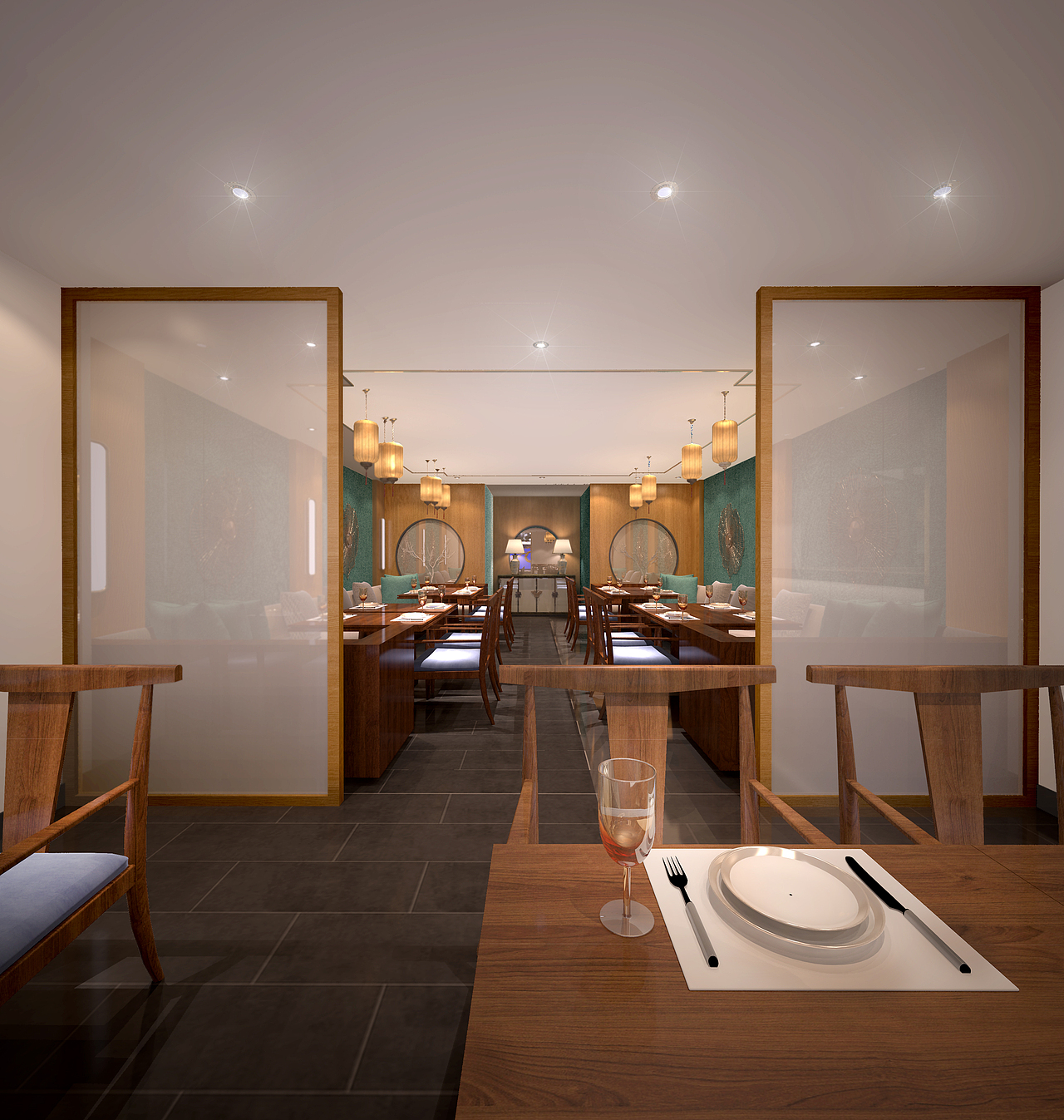 广东汕头菜馆设计效果图