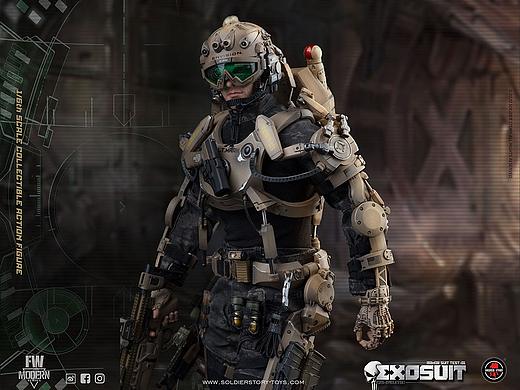 SS-122 1/6单兵外骨骼装甲服”原型机-01” ​​​​