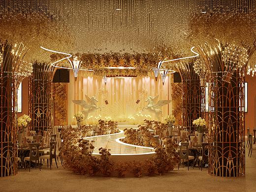 一个婚宴大堂