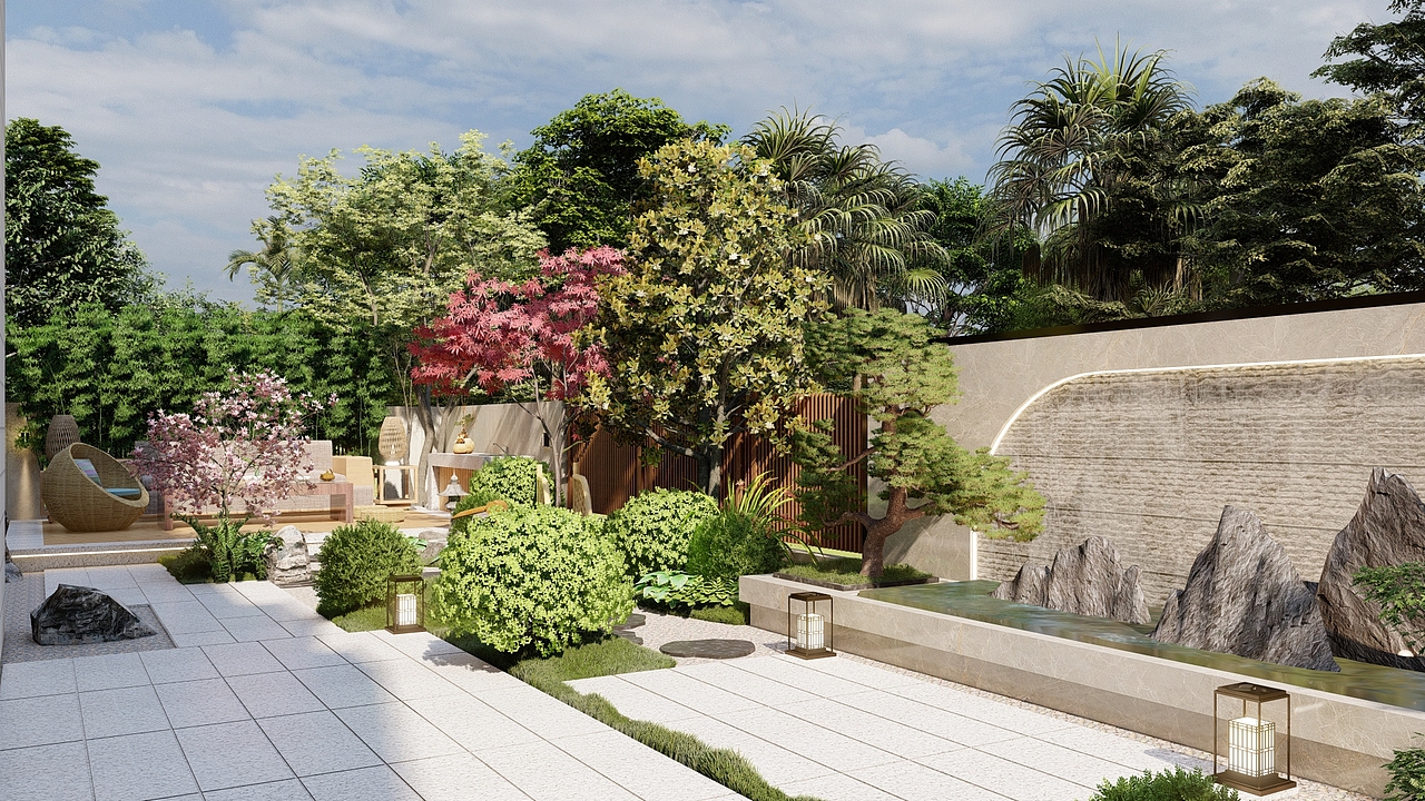 重庆融创国博城3栋日式花园(完工)