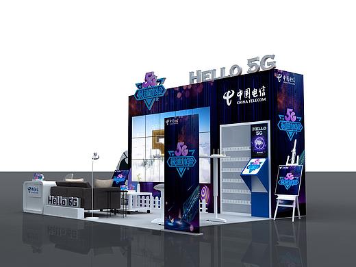 电信快闪简单版·（精细版） 效果图设计 3D设计