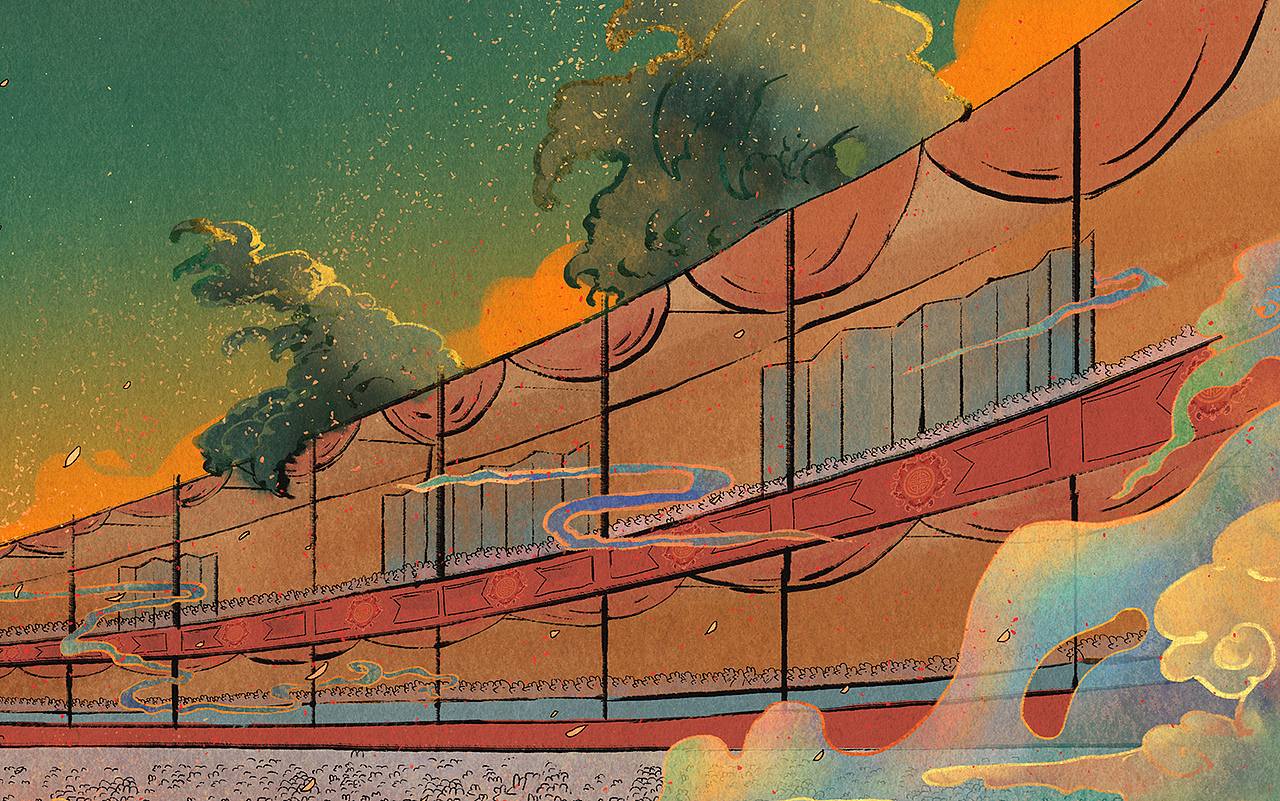 除旧迎新，牛年大吉（图ZMjMwNTkwNTk2） - 商业插画 - 站酷设计师Echolico原创素材 - 站酷ZCOOL