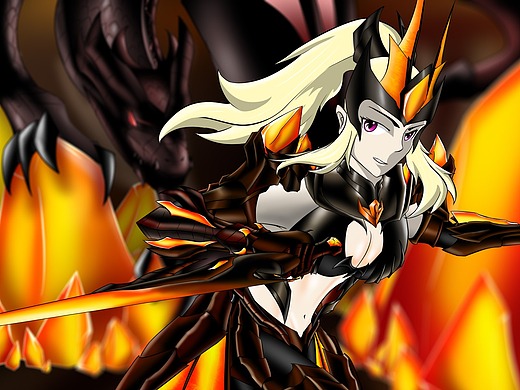 王者荣耀-花木兰水晶猎龙者