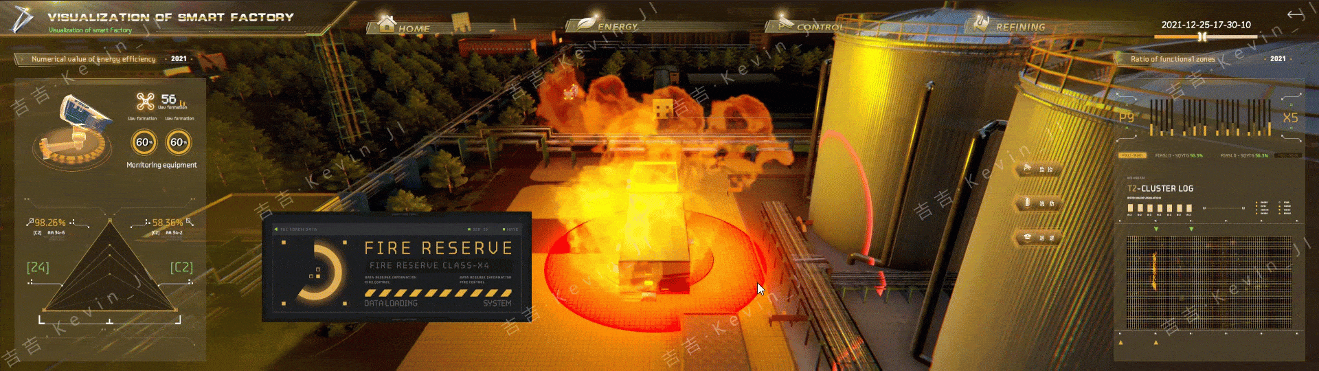 【原创】三维可视化-炼油化工厂（图ZMjgyOTA5MTM2） - 场景 - 站酷设计师AJI阿吉设计原创素材 - 站酷ZCOOL