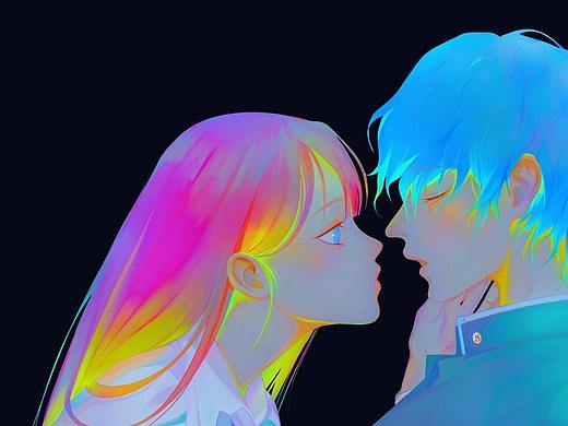 更新一些最近的画的色彩作品