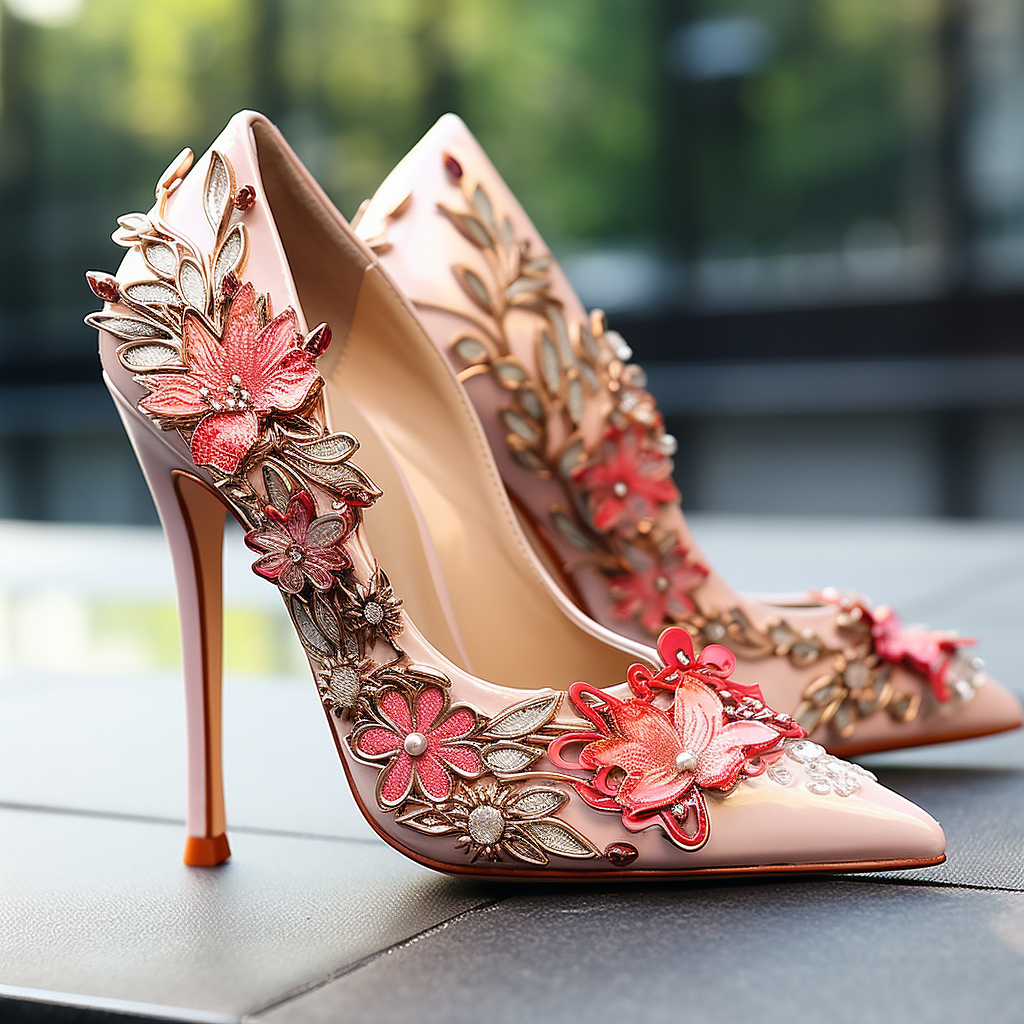 新款少女高跟鞋|设计与摄影|