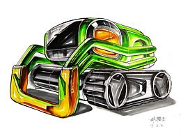 产品手绘马克笔上色