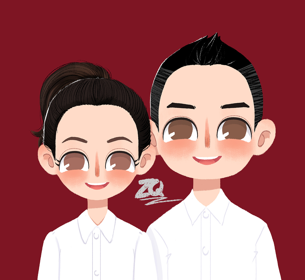 2018年约稿头像集合（图ZMTQwNTA5MDA0） - 商业插画 - 站酷设计师小恰子原创素材 - 站酷ZCOOL