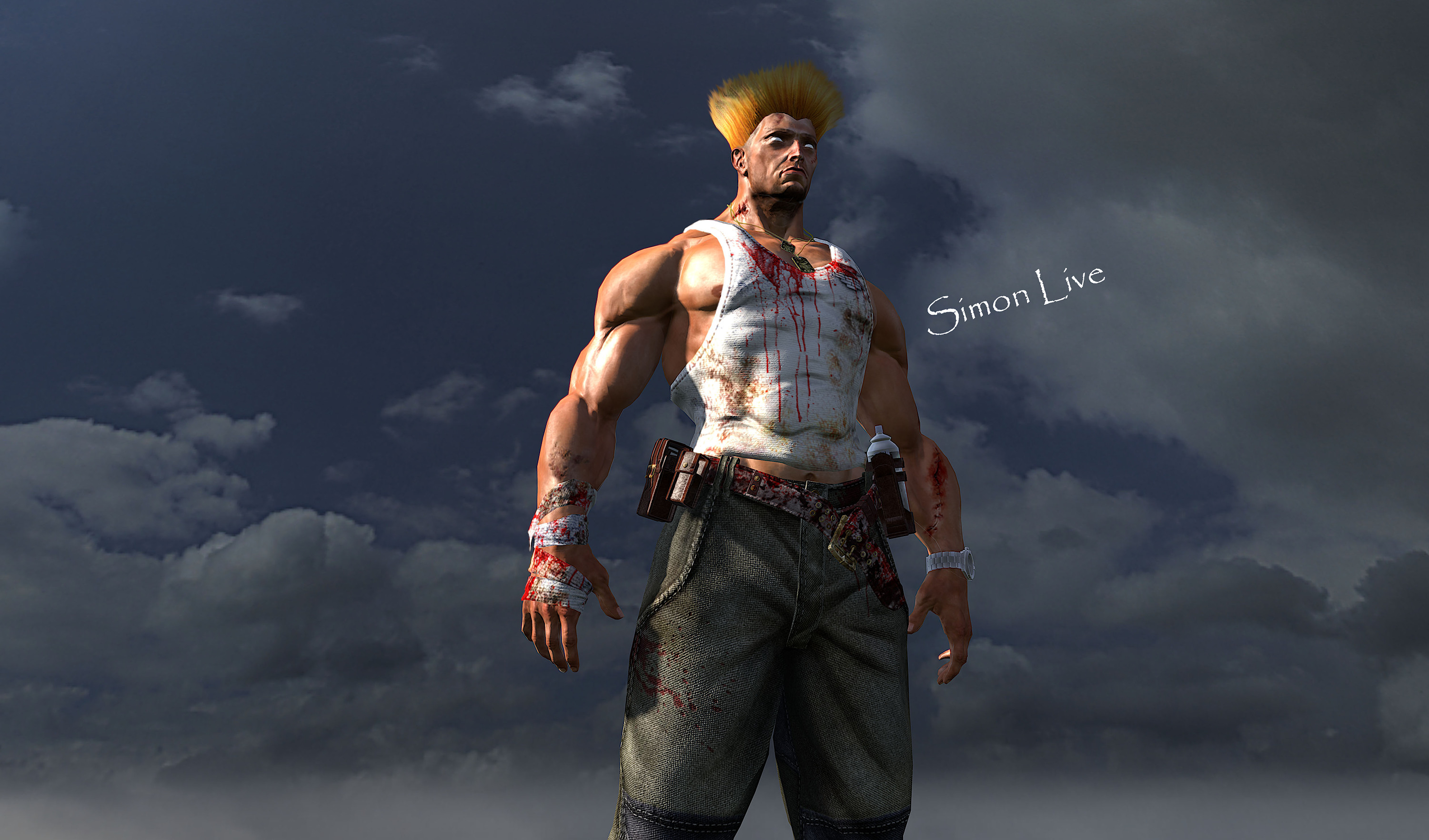 街霸角色八猴引擎渲染截图10(天空渲染)