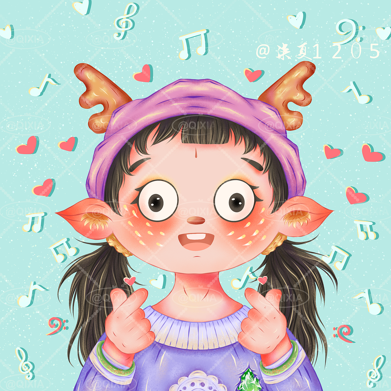 Q版头像IP角色设计