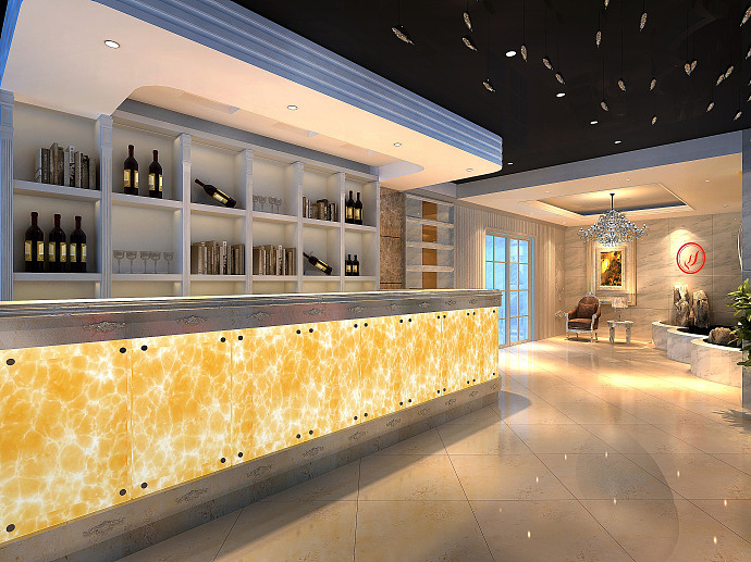 《七秒鱼活鱼火锅店装修设计案例》—中卫专业特色餐厅设计公司（图ZNDI0OTY5ODQ=） - 家装设计 - 站酷设计师中卫火锅店设计原创素材 - 站酷ZCOOL