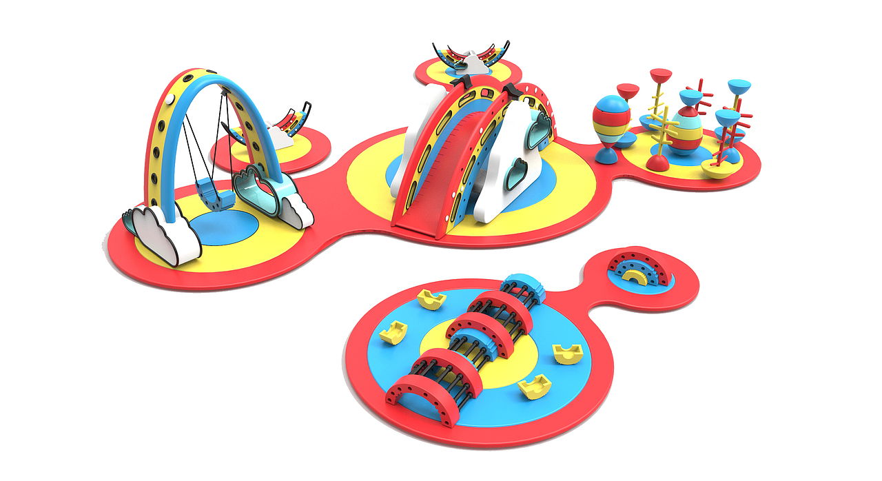 "弦外之音"儿童游乐场设计（图ZMTUyMTI0NTQw） - 玩具 - 站酷设计师ColaZhao原创素材 - 站酷ZCOOL