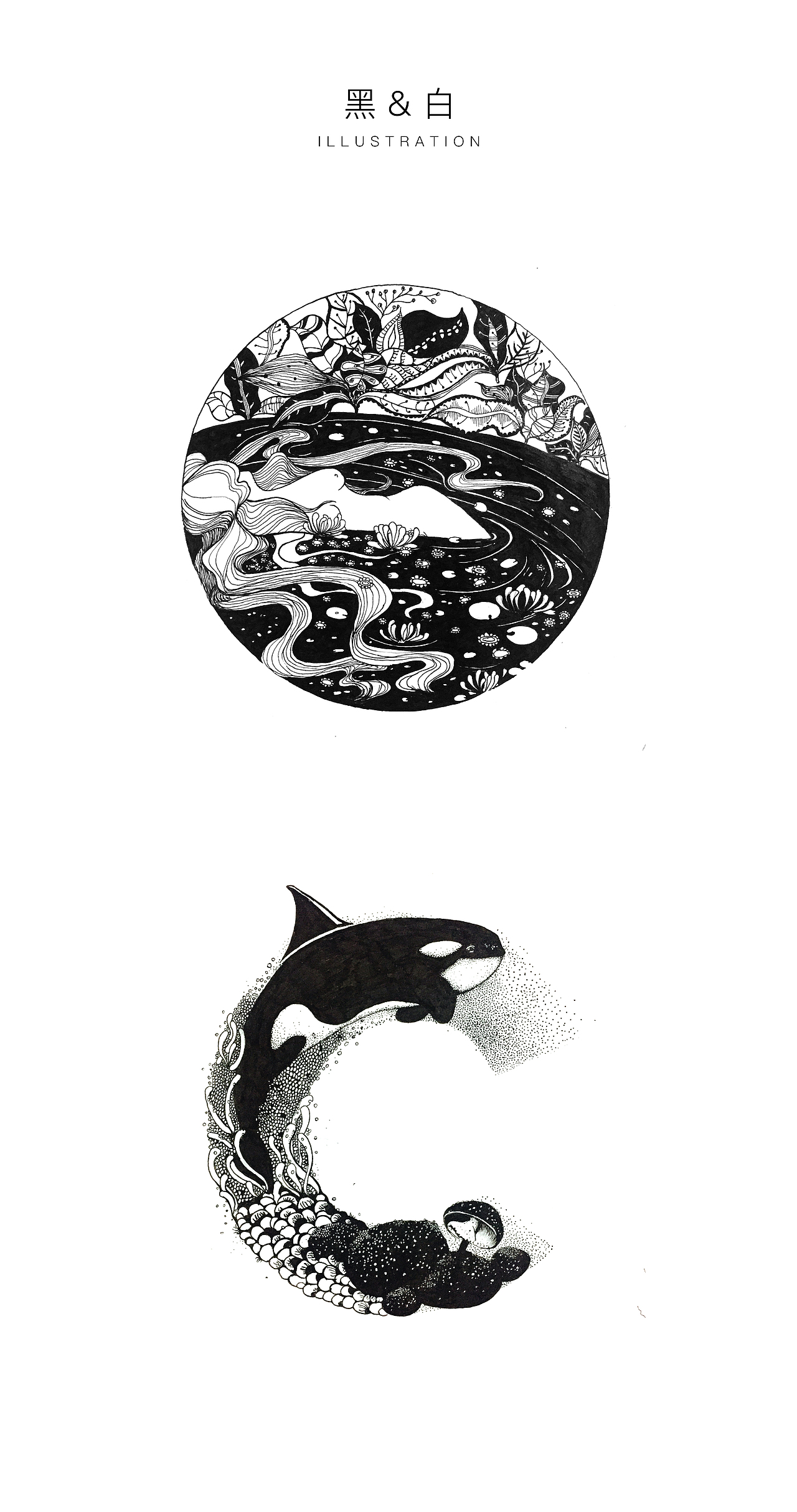 黑&白插画（图ZOTk0NDcxNDg=） - 艺术插画 - 站酷设计师云飞君原创素材 - 站酷ZCOOL