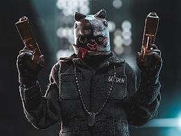 【玩具摄影】1/12亡命加油站-狗头金