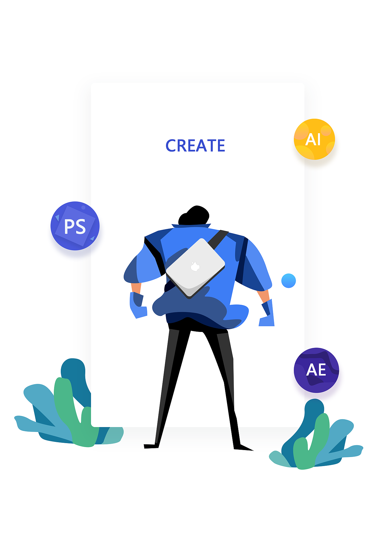 【手绘】扁平化