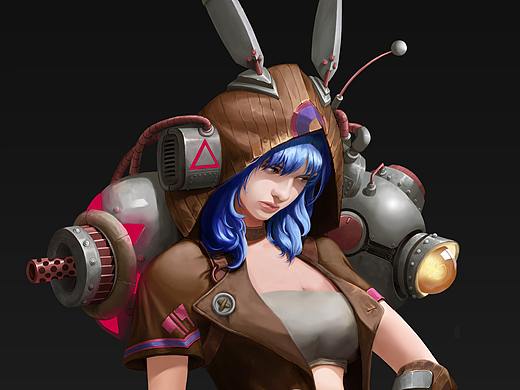 角色設(shè)計科幻美術(shù)生（個人主頁-ZNDM1ODkwMjg=） - 游戲原畫 - 站酷設(shè)計師魷魚圈兒原創(chuàng)素材 - 站酷ZCOOL