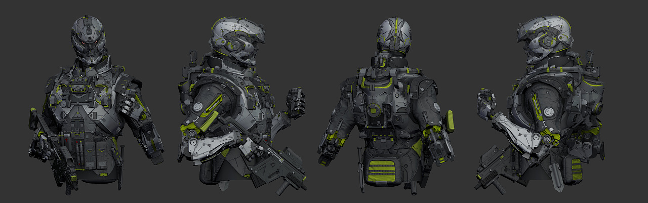 科幻士兵设计