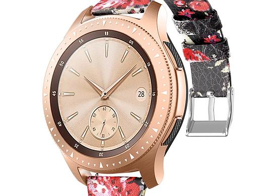 三星 Galaxy watch active  水滴孔皮质表带