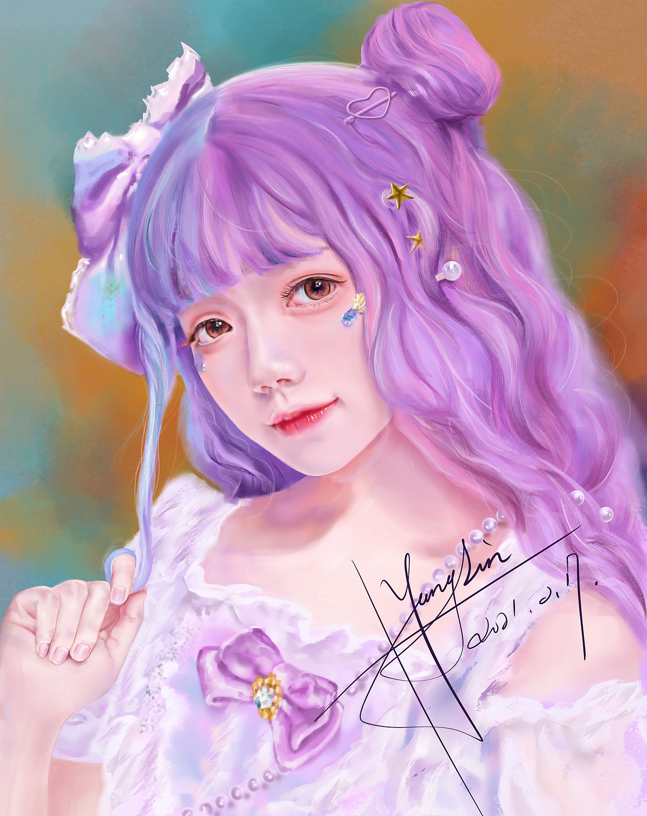 厚涂可爱小仙女