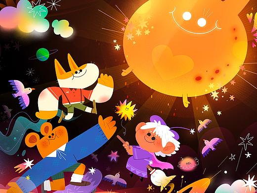 站酷x东风风光x丁几#全民燃改季#《追逐太阳的人》