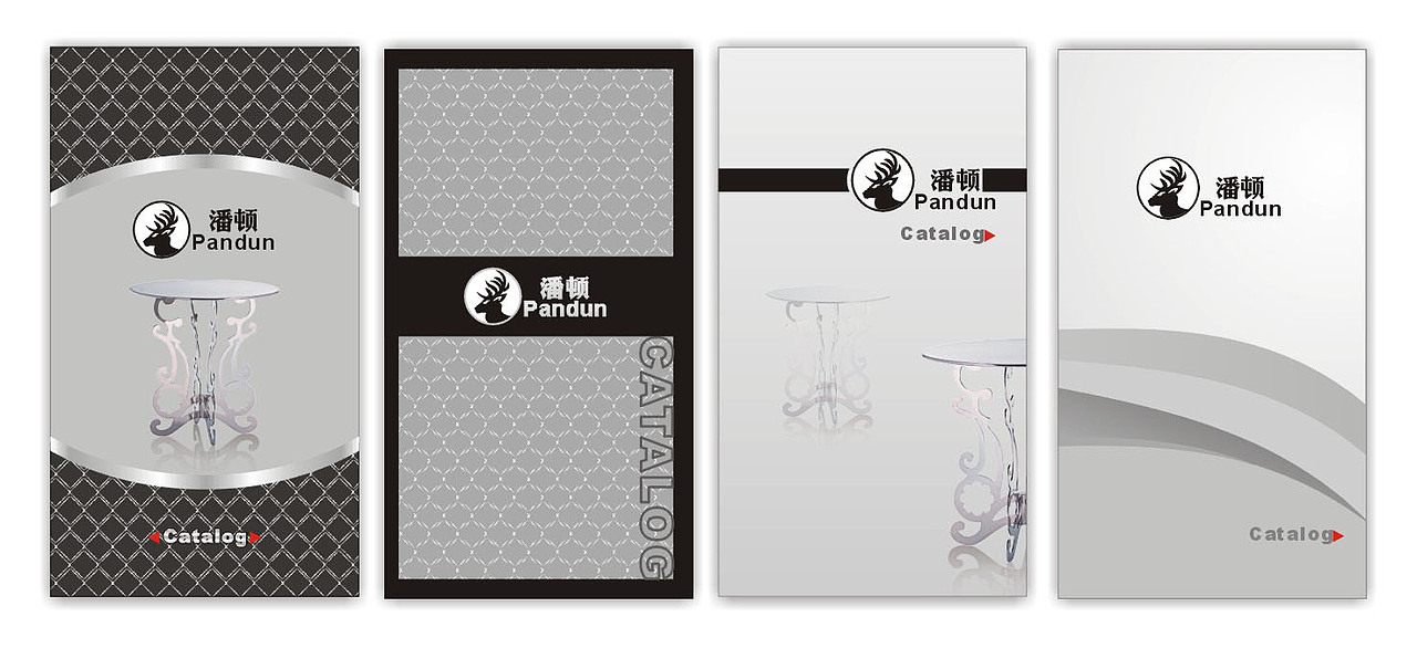 这是出了4个版面的封面。前2个或许太夸张了吧。
第三个感觉有点味道、第四个就简洁大方突出一张椅的特写。<br>可是上头说“都不那么好看”..⊙﹏⊙b汗<br>最后富二代过来看了..一眼却看中了第四个!!<br>他之前说的简洁\要放椅\线条....