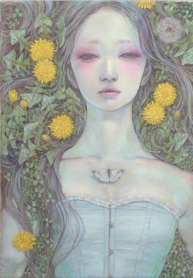 日本画家平野美保的插画（图ZNTczMzUzNDA=） - 艺术插画 - 站酷设计师Mr周先生原创素材 - 站酷ZCOOL
