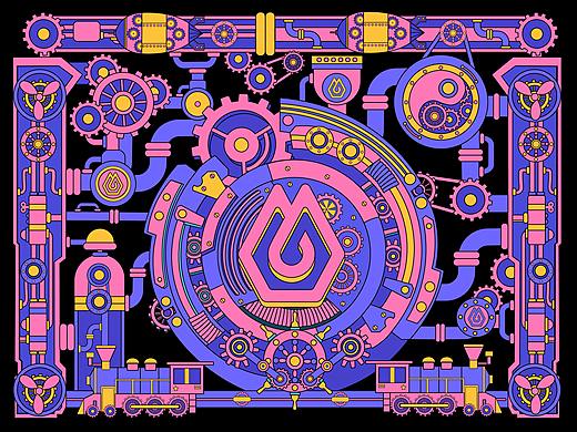 即时设计-“蒸汽朋克的到来”（个人主页-ZNTk4NDgyNDg=） - 海报 - 站酷设计师遘子世豪GOZ原创素材 - 站酷ZCOOL