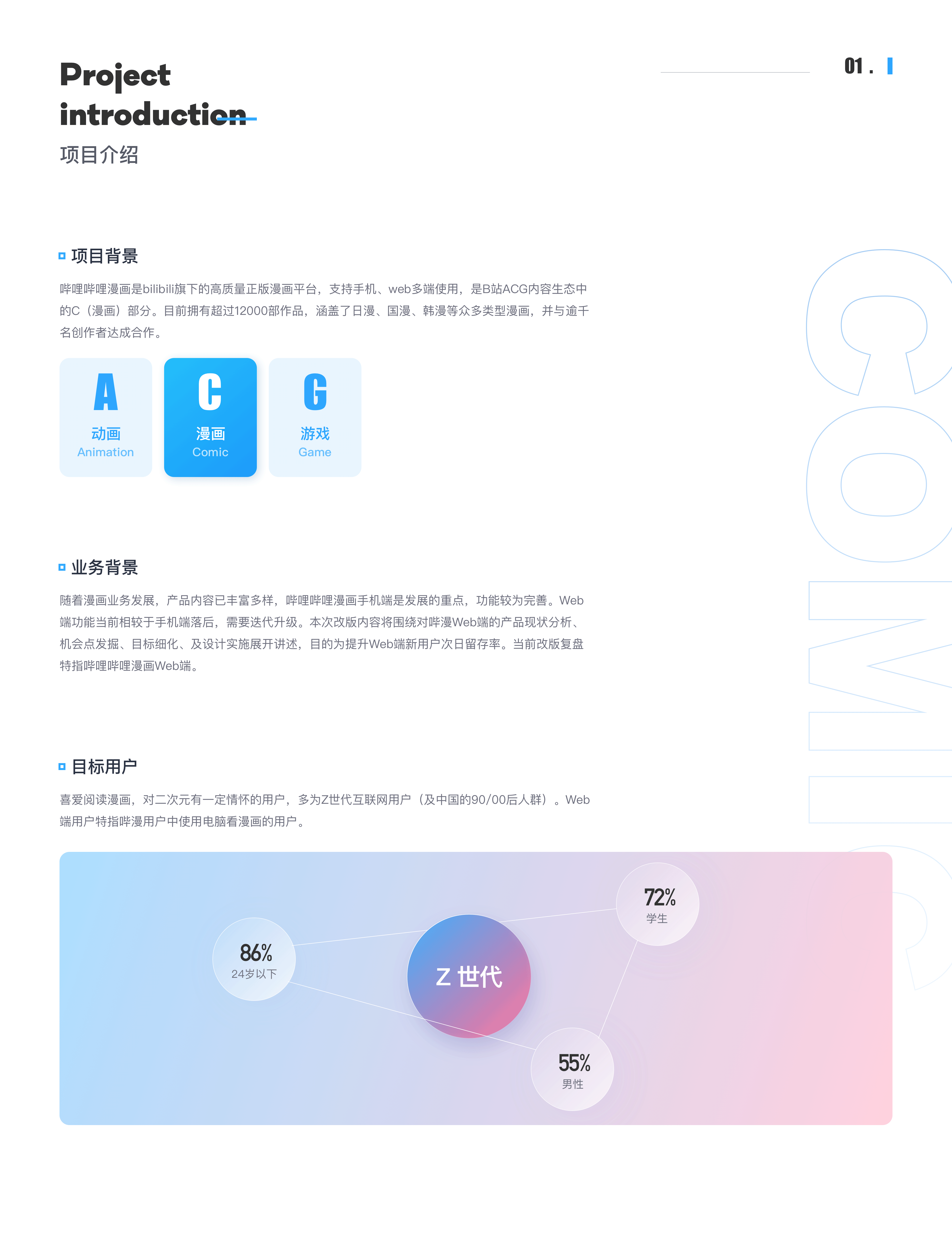 bilibili漫画web改版总结（图ZMjI0ODA3NzAw） - 企业官网 - 站酷设计师哔哩哔哩漫画原创素材 - 站酷ZCOOL