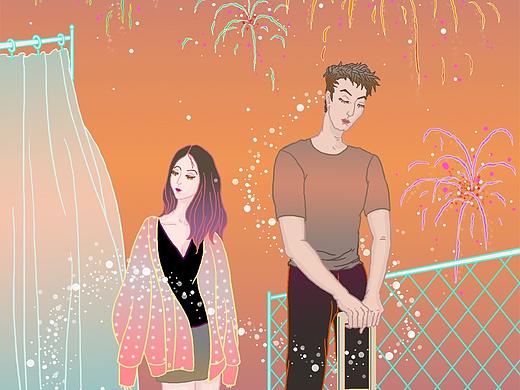 煙花易冷（個(gè)人主頁-ZMjg0NjI2NTY=） - 商業(yè)插畫 - 站酷設(shè)計(jì)師李圣男原創(chuàng)素材 - 站酷ZCOOL