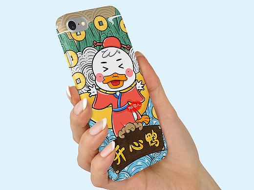 国潮手机壳插画（授权定制请联系我，盗图必究）