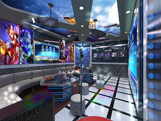 王者荣耀主题KTV包厢（个人主页-ZMjQ0MDIyNDg=） - 家装设计 - 站酷设计师龚圣娇原创素材 - 站酷ZCOOL