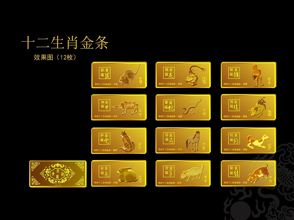 【贵金属设计作品集】已上市作品及包装