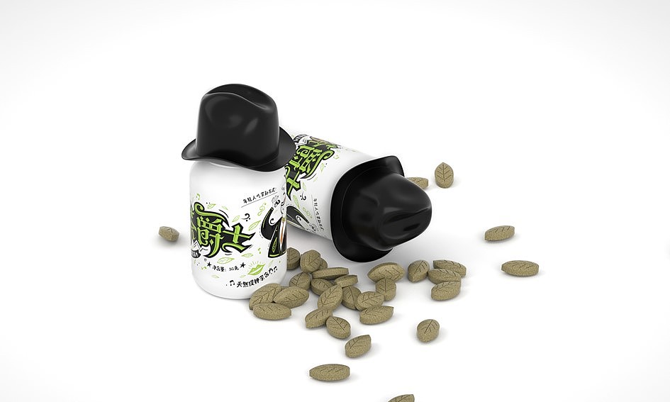 茶爵士×揽世创意｜茶味咀嚼片包装（图ZMjYwMjkzMzM2） - 包装 - 站酷设计师揽世创意原创素材 - 站酷ZCOOL