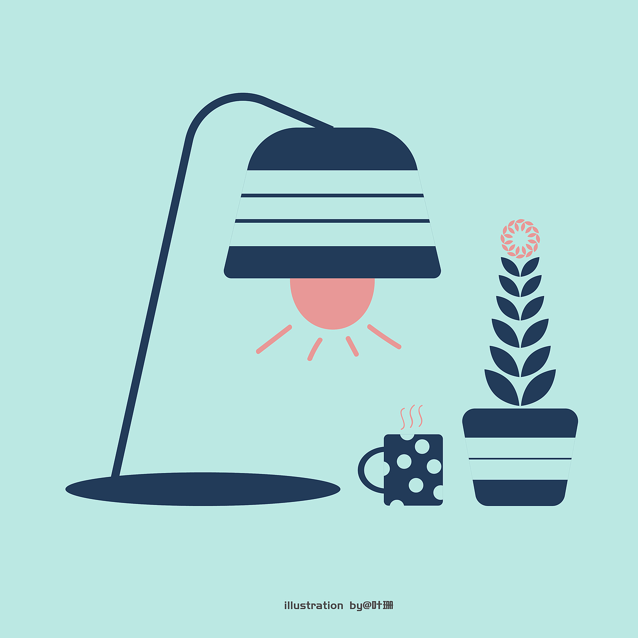 扁平风插画（图ZMTc3NDgyNzY0） - 艺术插画 - 站酷设计师叶珊AshleyYe原创素材 - 站酷ZCOOL