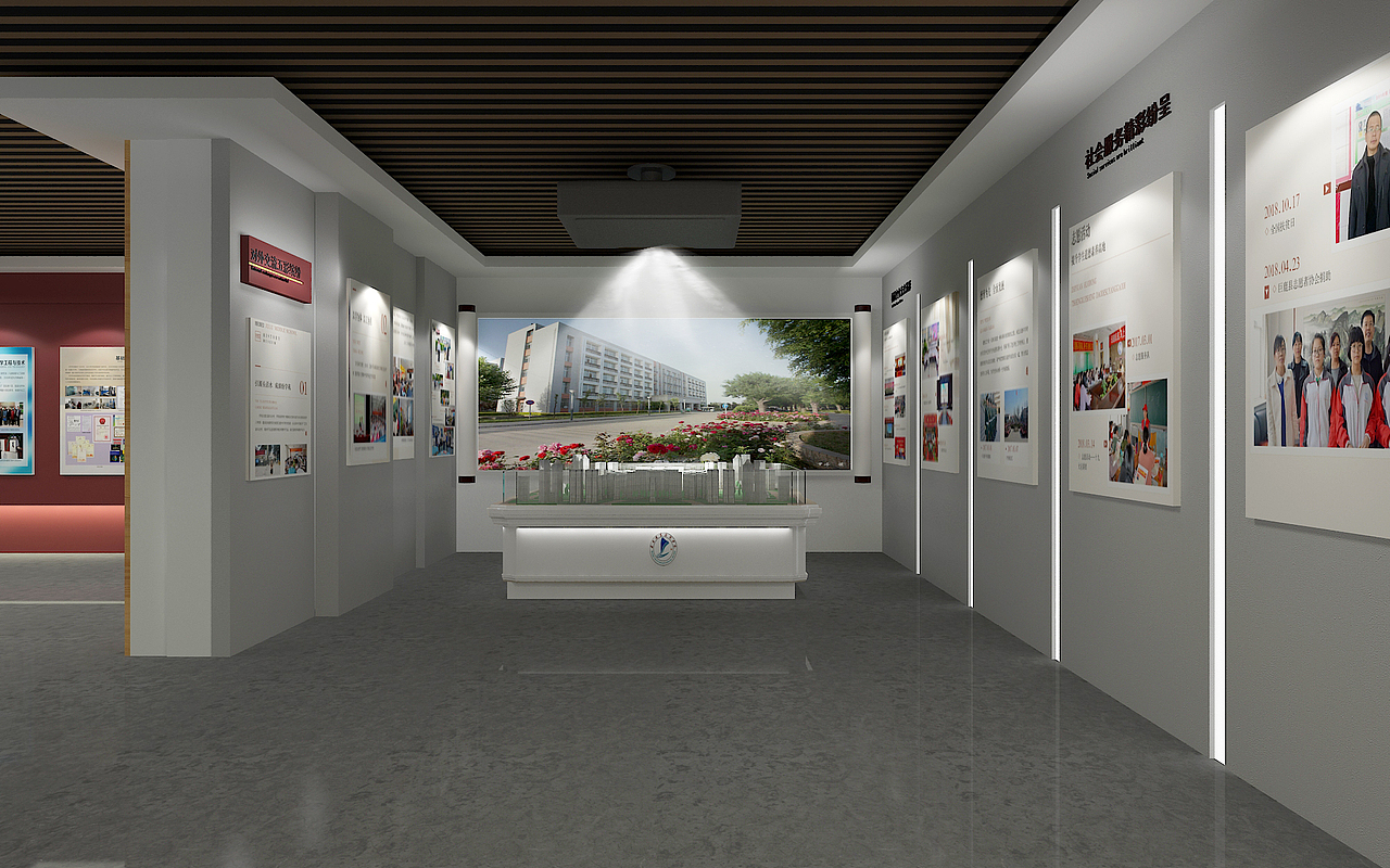 校史馆（图ZMjQzNDg1NjA4） - 展陈设计 - 站酷设计师云景工程设计原创素材 - 站酷ZCOOL