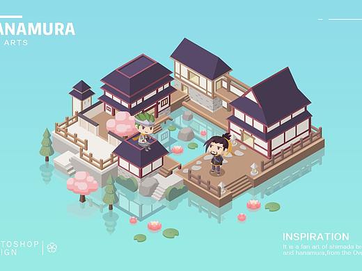 2.5D插画-守望先锋花村A点.模改ver（个人主页-ZMjcwMjcxNjg=） - 艺术插画 - 站酷设计师黑铁矿坑原创素材 - 站酷ZCOOL