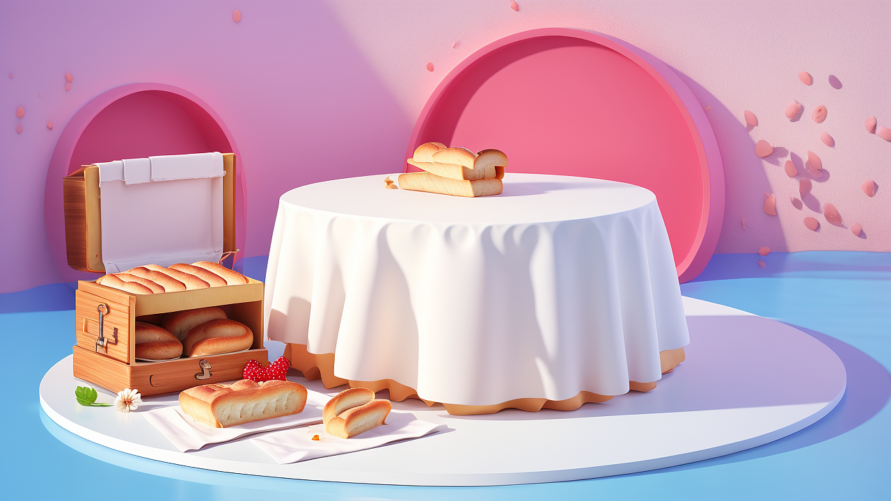 AI摄影-烘焙面包