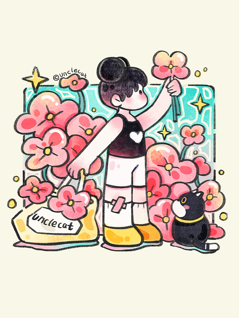 插画 | 涂鸦小图（图ZMzI3NDAxMzY0） - 商业插画 - 站酷设计师猫叔UncleCat原创素材 - 站酷ZCOOL