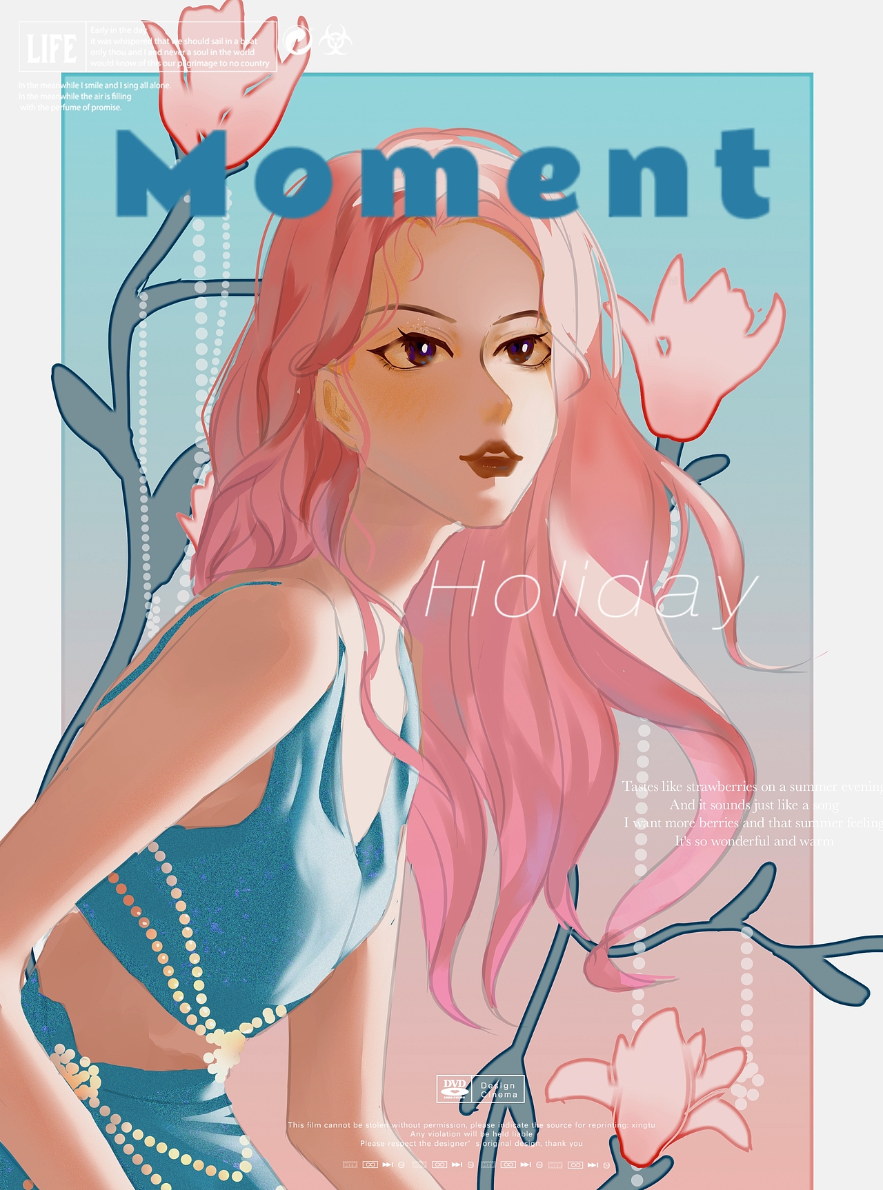 一个小系列完成啦（图ZMzEzMTk4OTUy） - 海报 - 站酷设计师口袋里的花园原创素材 - 站酷ZCOOL
