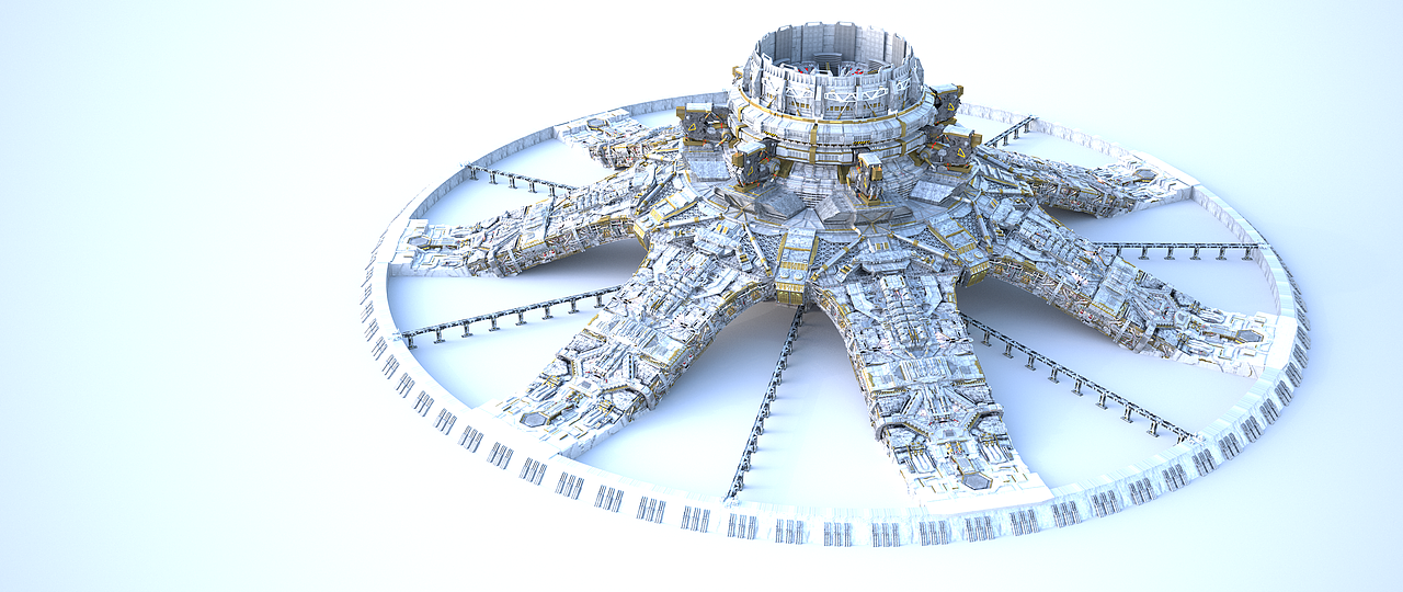 流浪地球 行星发动机（图ZMzIxMzM3OTUy） - 建筑/空间 - 站酷设计师青月晓原创素材 - 站酷ZCOOL