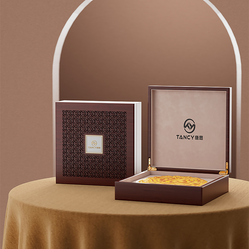 定制高档中秋月饼镂空包装礼盒