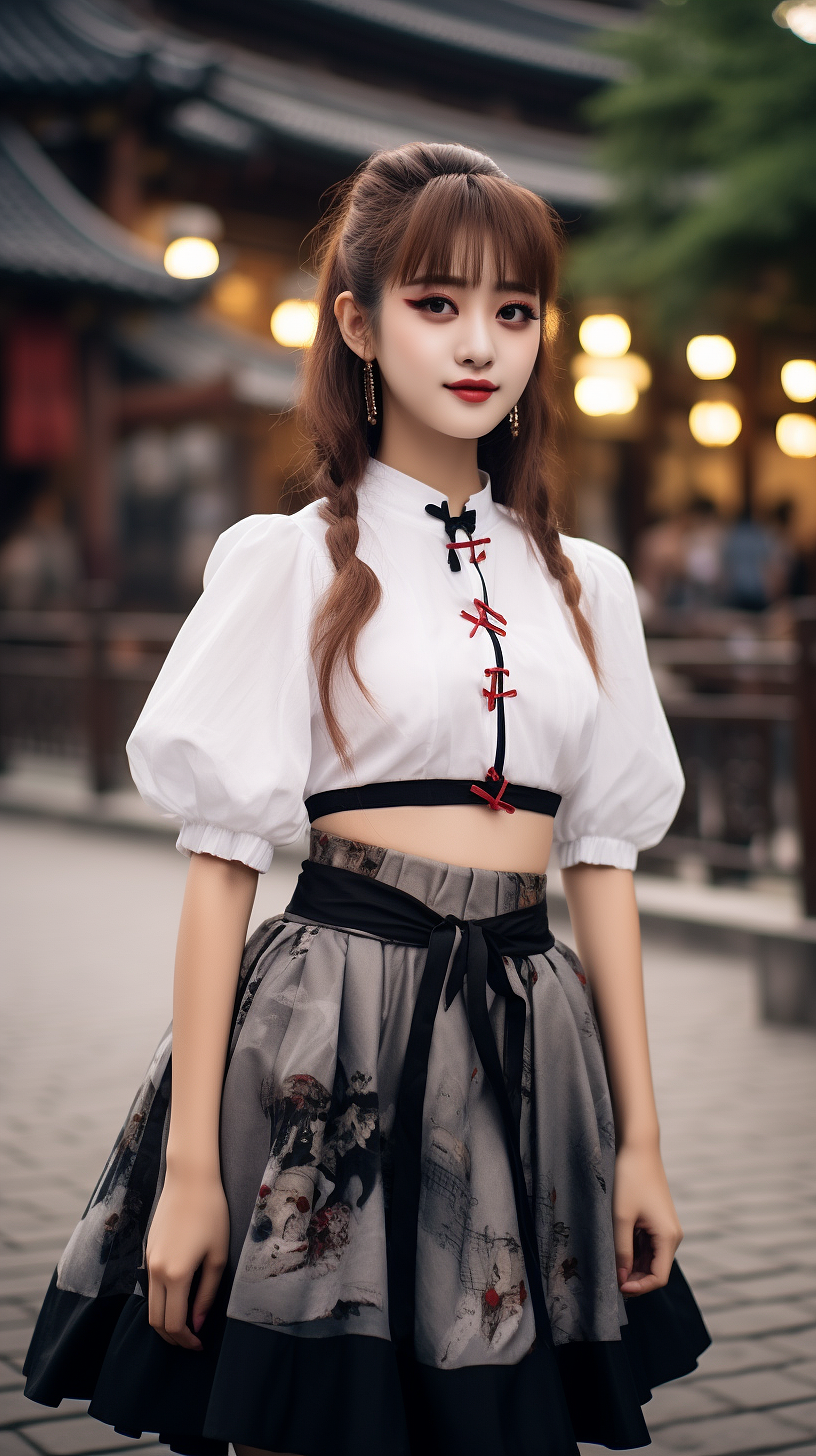 穿汉服的小姐姐8|汉服设计