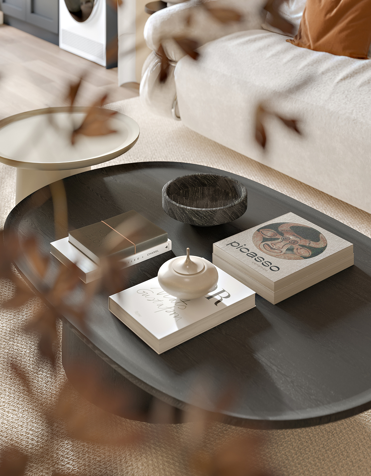 室内现代简约风,客厅