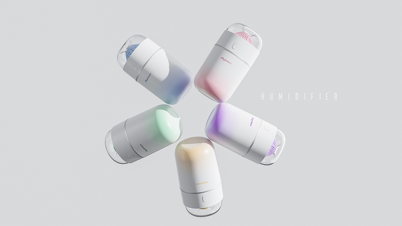 【Blender】加湿器渲染