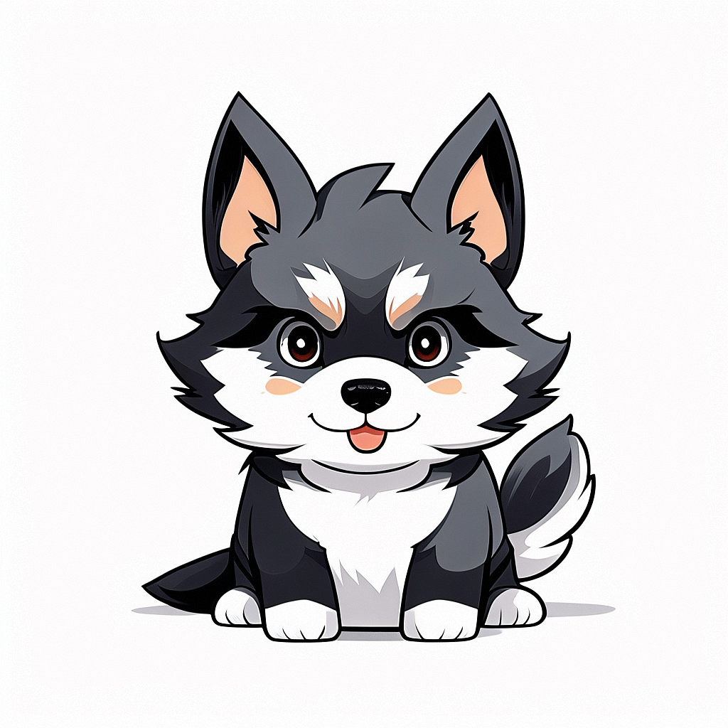 哈士奇的表情包（图ZMzY2ODQ2NzA0） - AI作品 - 站酷设计师煜辰PandaMaster原创素材 - 站酷ZCOOL