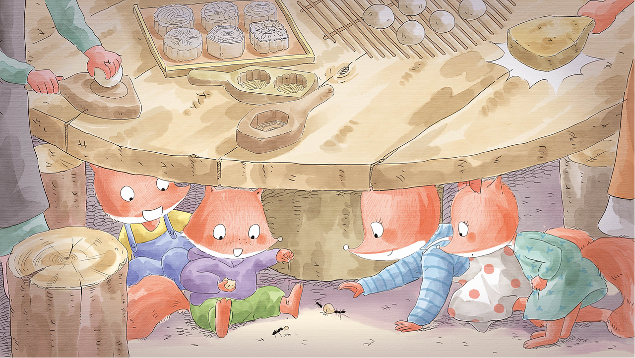 水彩风格绘本（图ZMzMzNDU4ODA4） - 儿童插画 - 站酷设计师兔牙工作室i原创素材 - 站酷ZCOOL